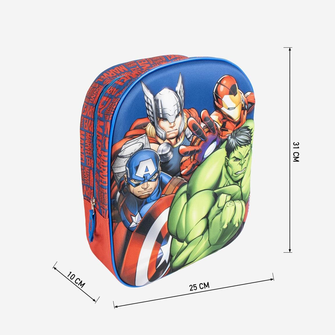 Avengers Barnryggsäck med 3D-effekt