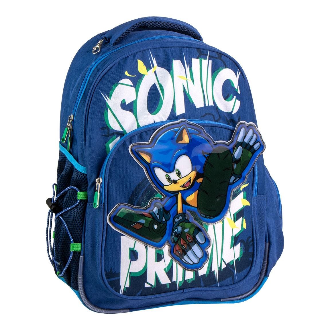 Sonic Prime - Ryggsäck till barn 6-13 år