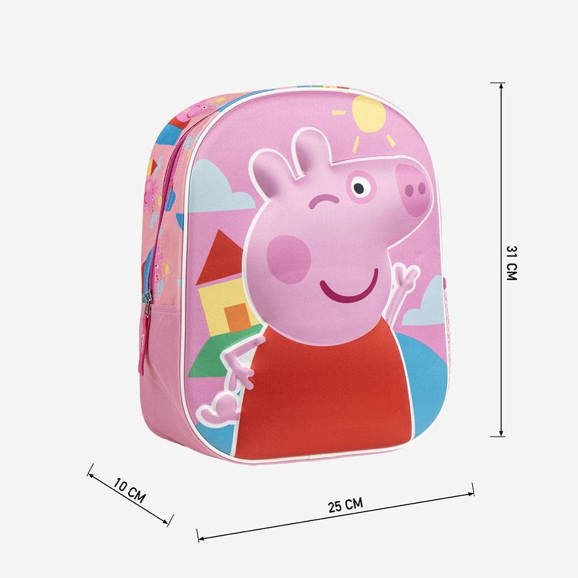 Peppa Pig - Barnryggsäck med 3D-effekt
