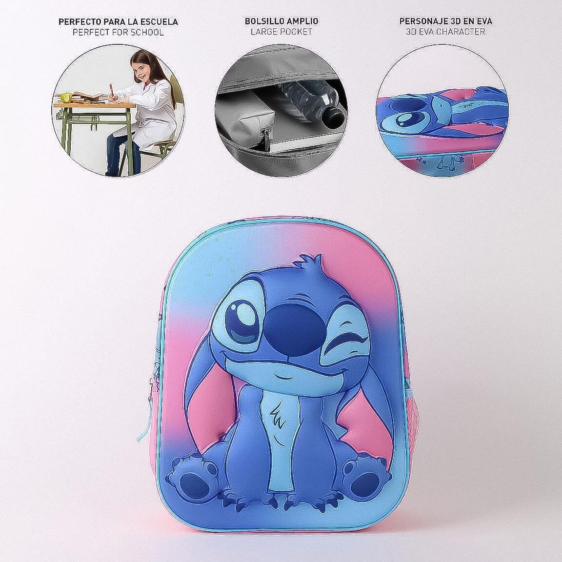 Stitch Barnryggsäck med 3D-effekt