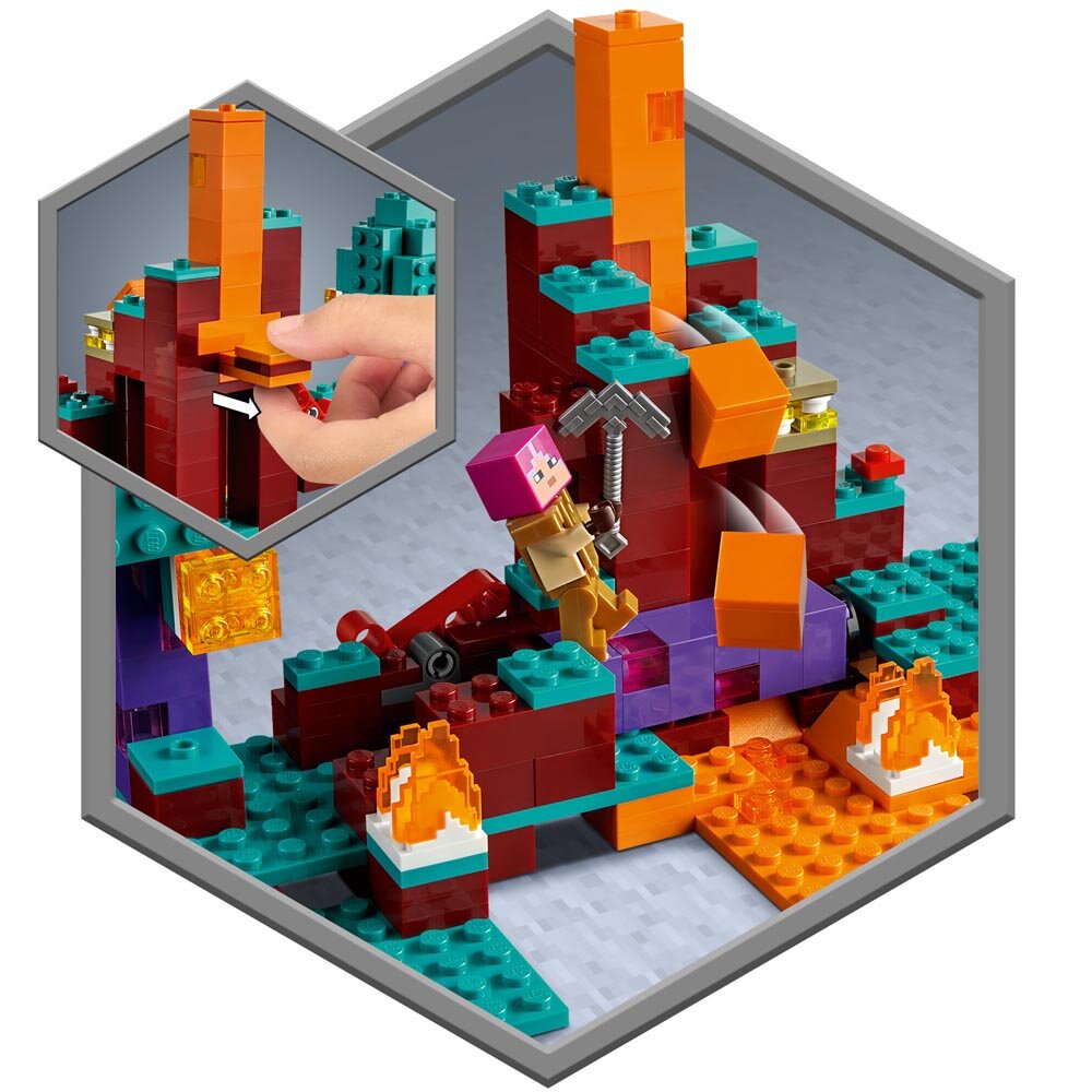 LEGO Minecraft - Den skeva skogen 8+