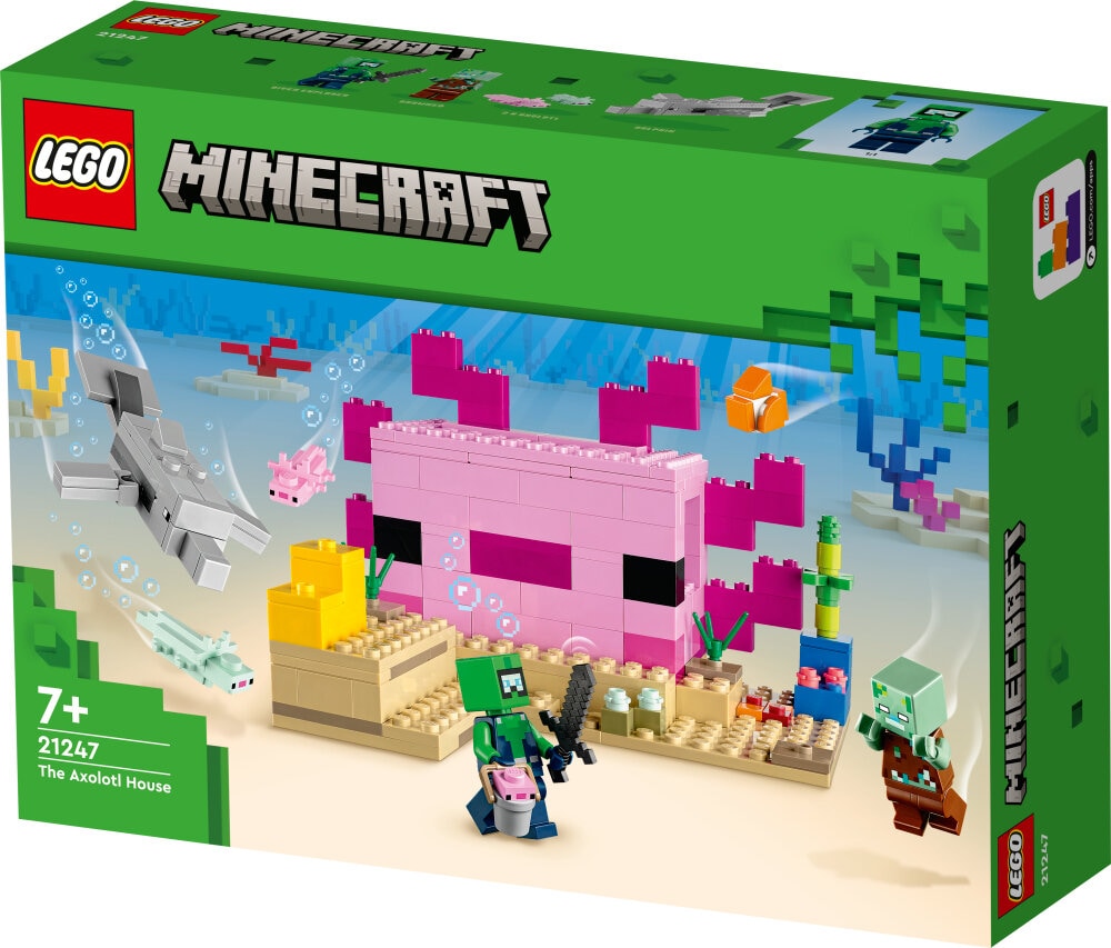 LEGO Minecraft - Axolotlhuset 7+