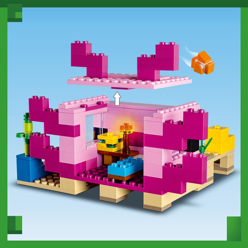 LEGO Minecraft - Axolotlhuset 7+