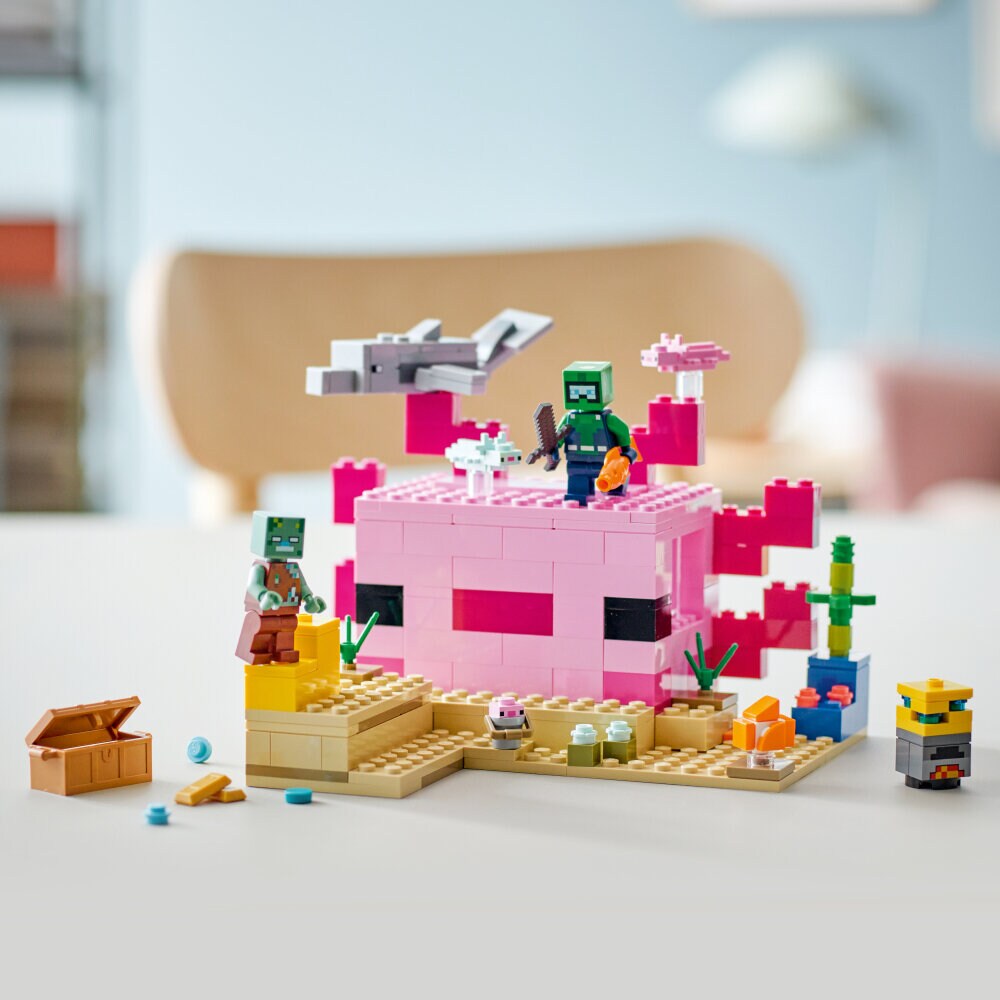 LEGO Minecraft - Axolotlhuset 7+