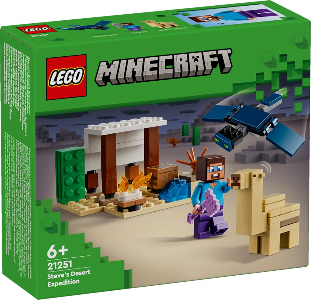 LEGO Minecraft - Steves ökenexpedition 6+