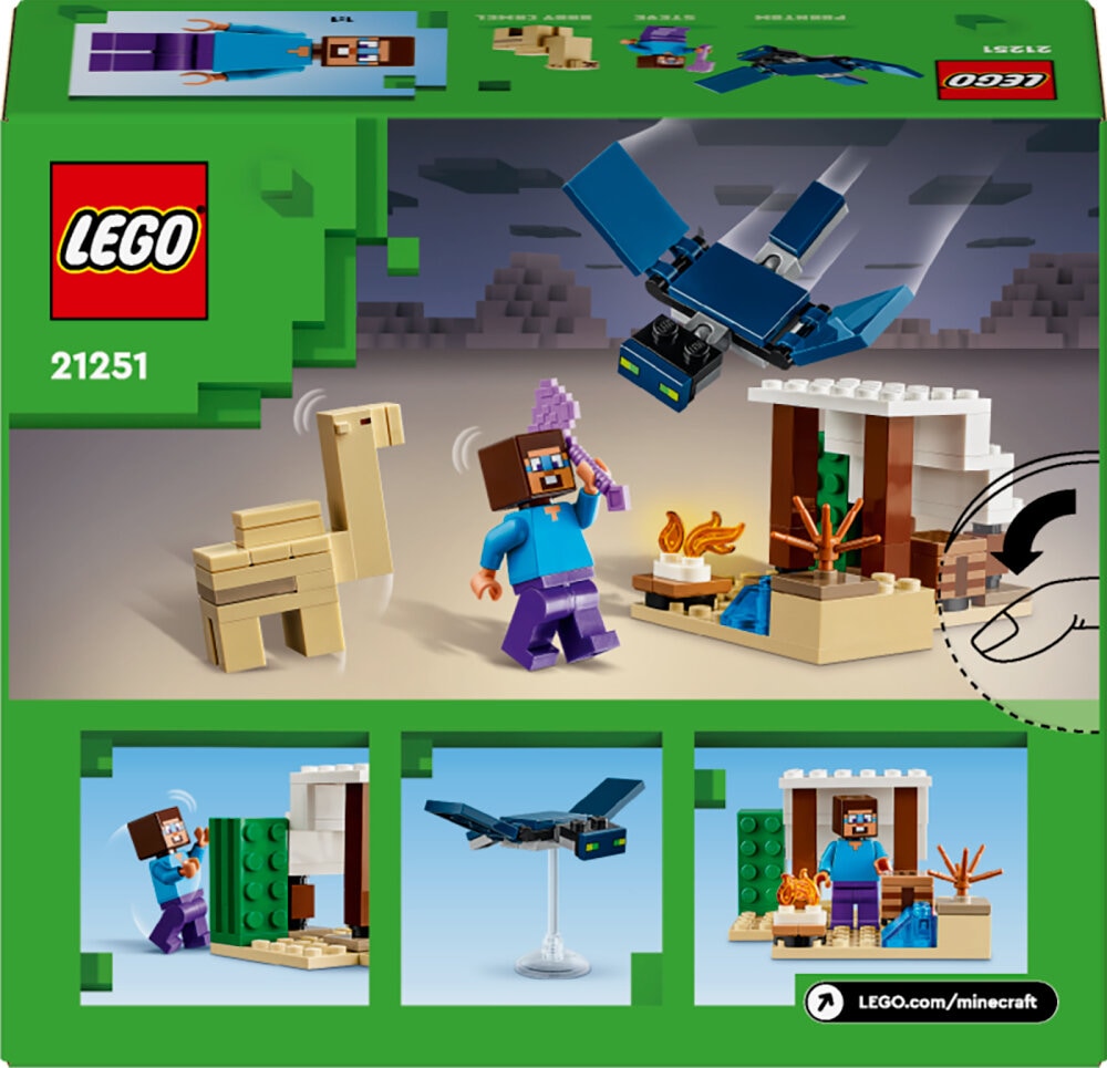 LEGO Minecraft - Steves ökenexpedition 6+