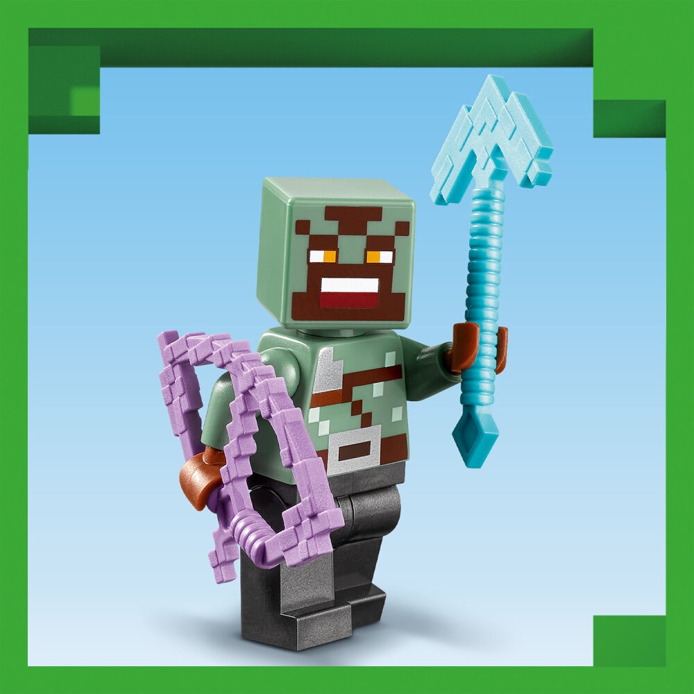 LEGO Minecraft - Attack vid Nether-portalen 8+