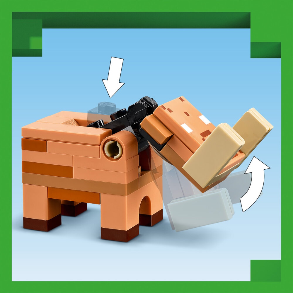 LEGO Minecraft - Attack vid Nether-portalen 8+