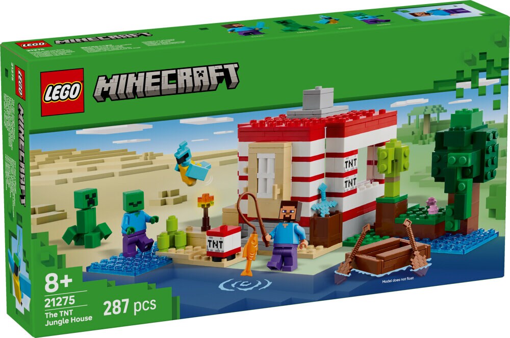 LEGO Minecraft - Dynamithuset i djungeln 8+