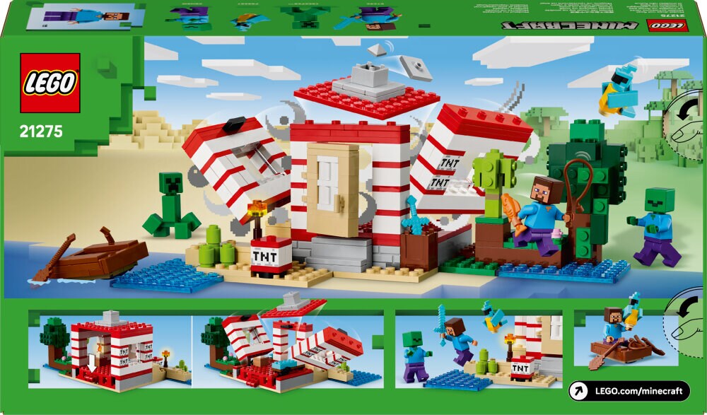 LEGO Minecraft - Dynamithuset i djungeln 8+