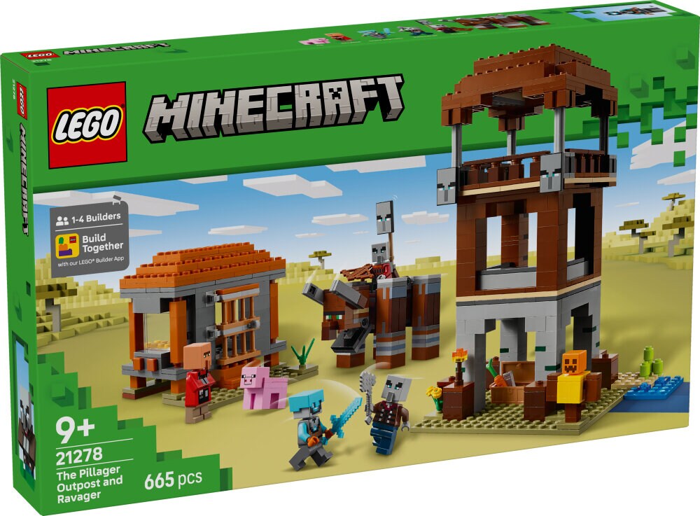 LEGO Minecraft - Plundrarvakttorn och vilddjur 9+