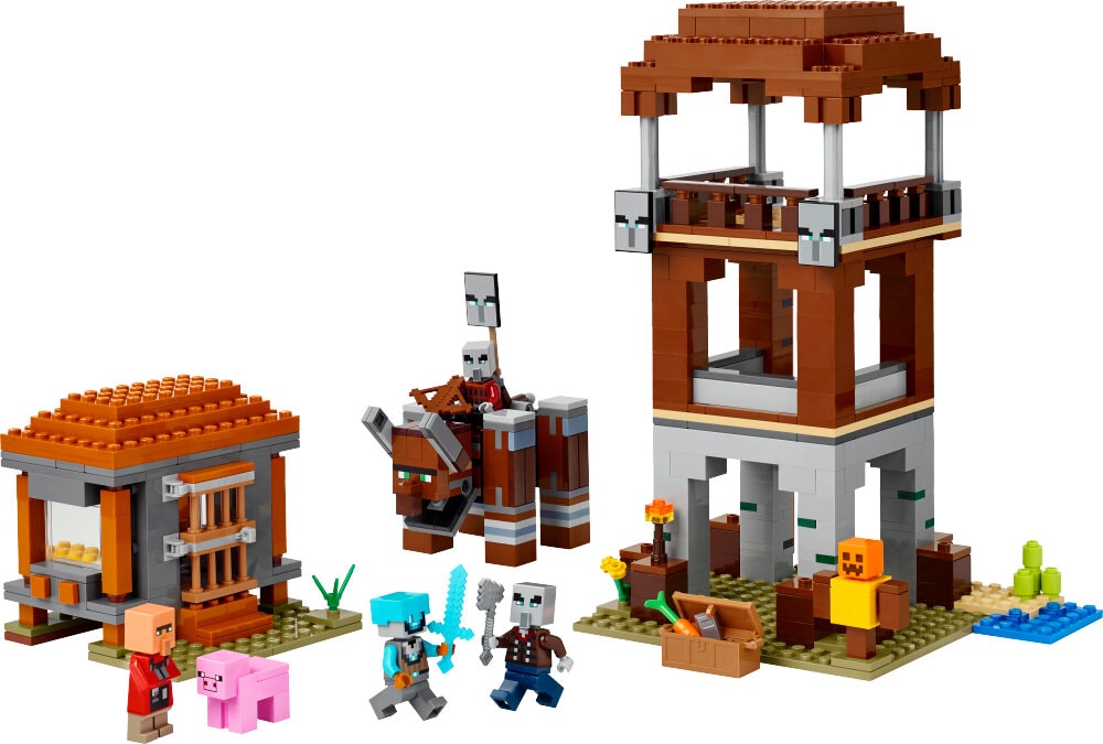 LEGO Minecraft - Plundrarvakttorn och vilddjur 9+