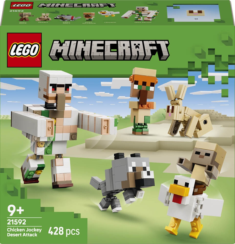 LEGO Minecraft - Ökenattack med hönsryttare 9+