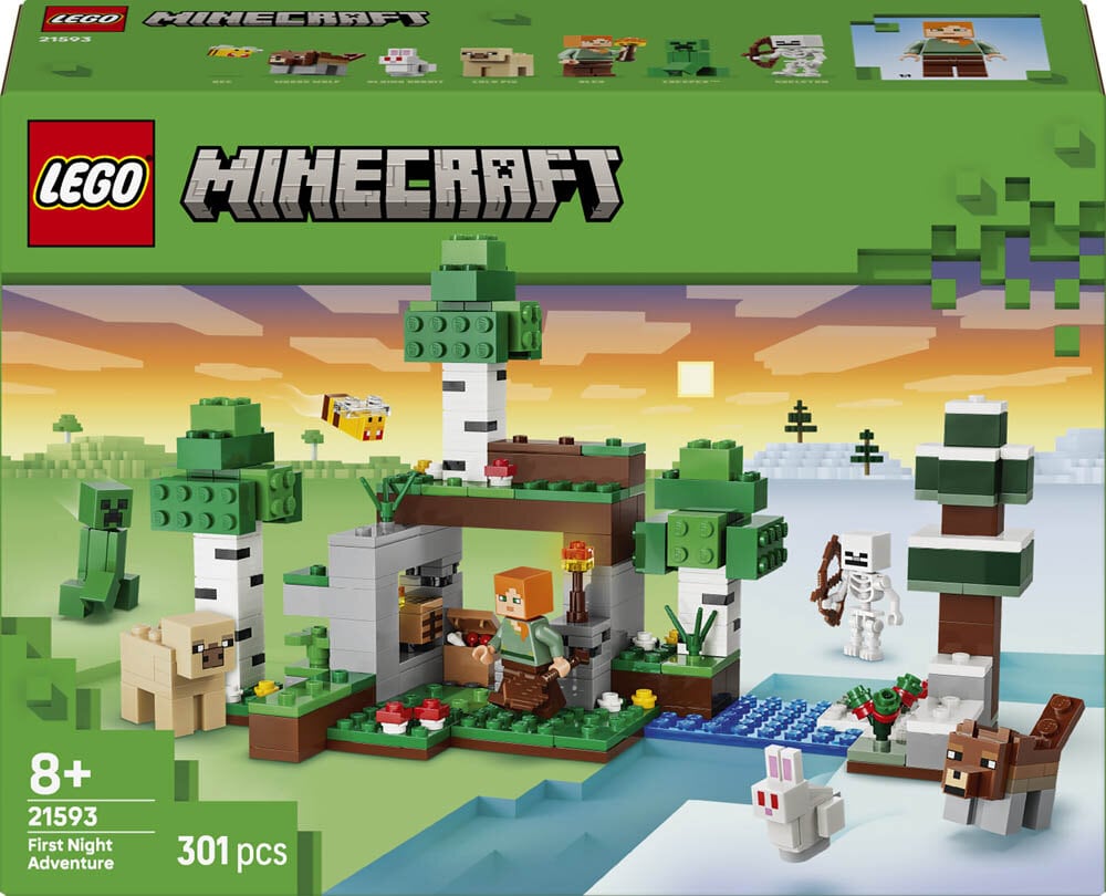 LEGO Minecraft - Första nattens äventyr 8+