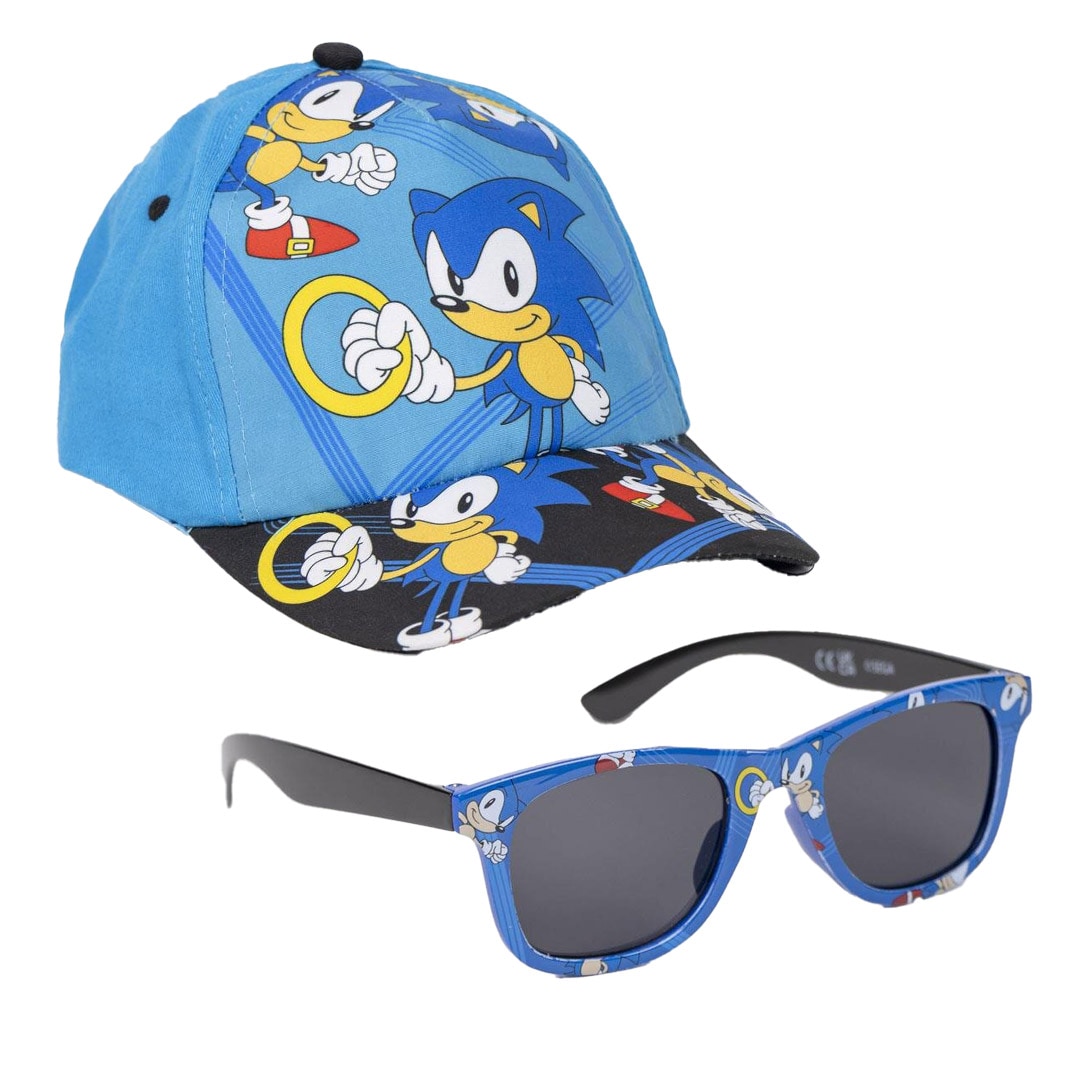 Sonic The Hedgehog - Keps och solglasögon till barn