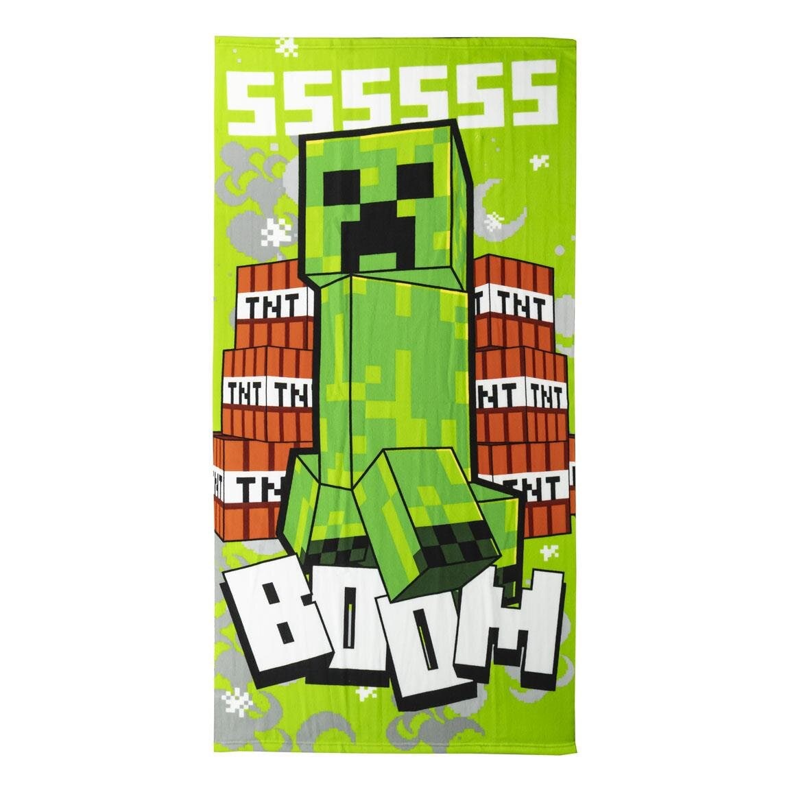 Minecraft - Badhandduk Creeper 70 x 140 cm