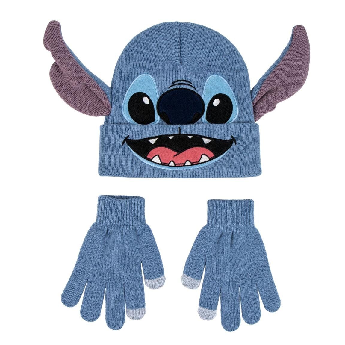 Stitch - Mössa och vantar