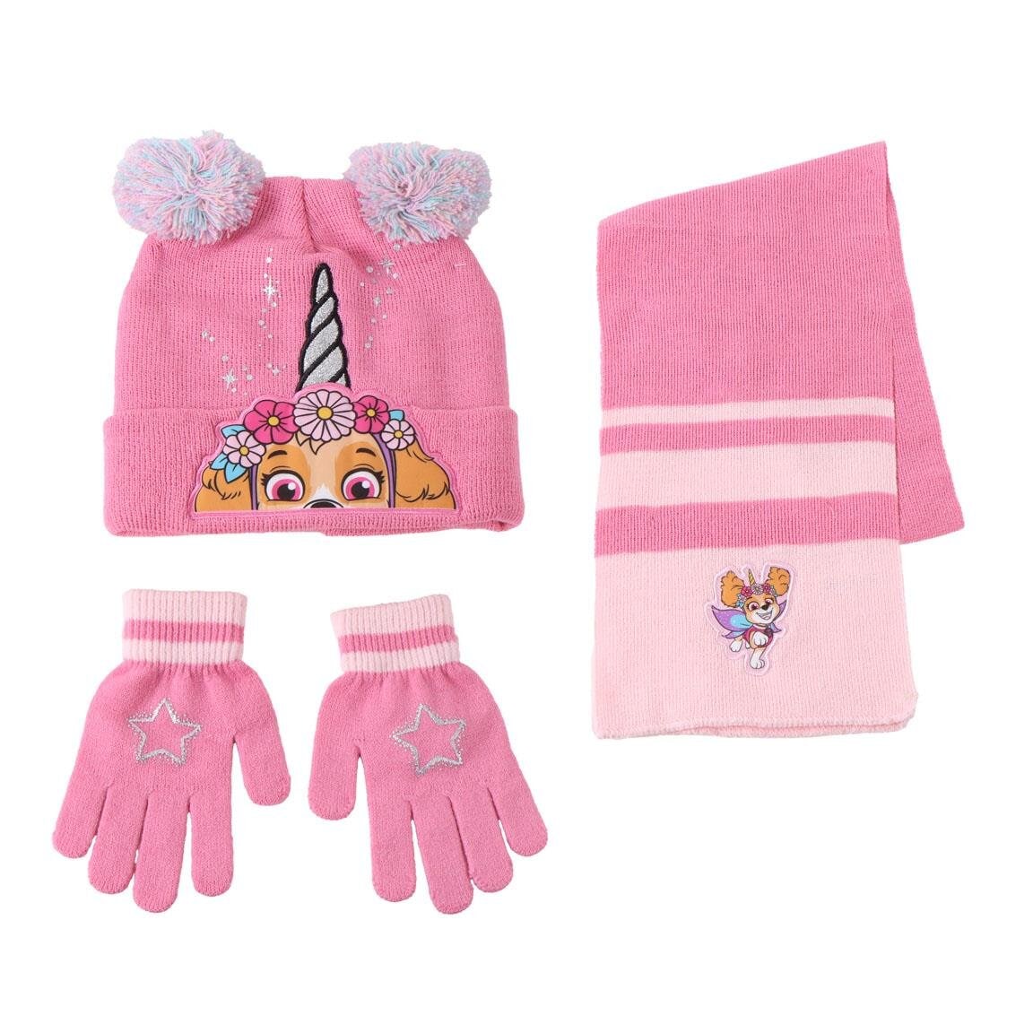 Paw Patrol Skye - Mössa, halsduk och vantar
