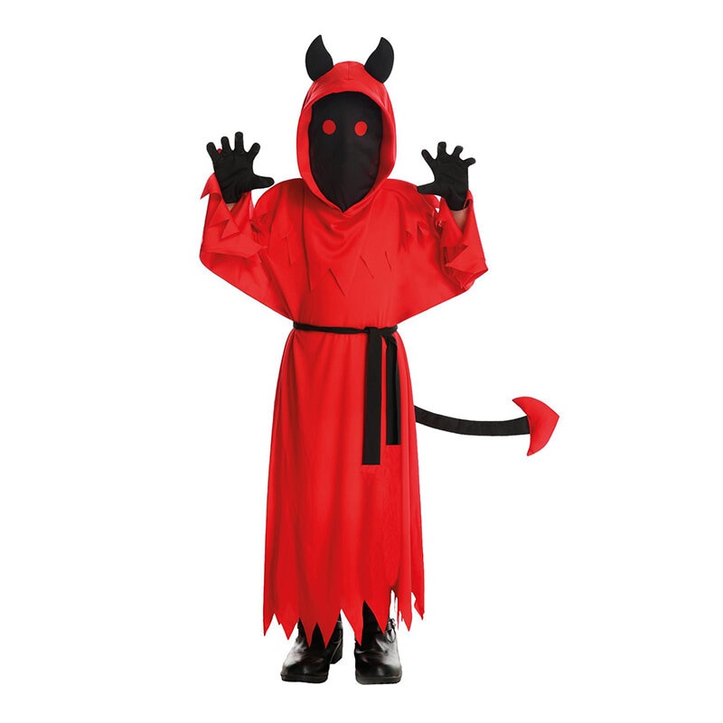 Red Devil - Maskeraddräkt Barn 5-8 år