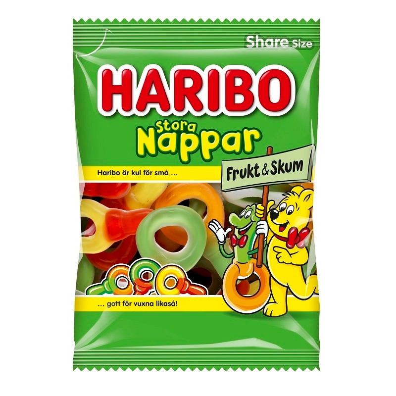 Haribo Stora Nappar 170 gram