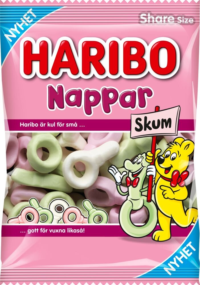 Haribo Nappar Skum 120 gram