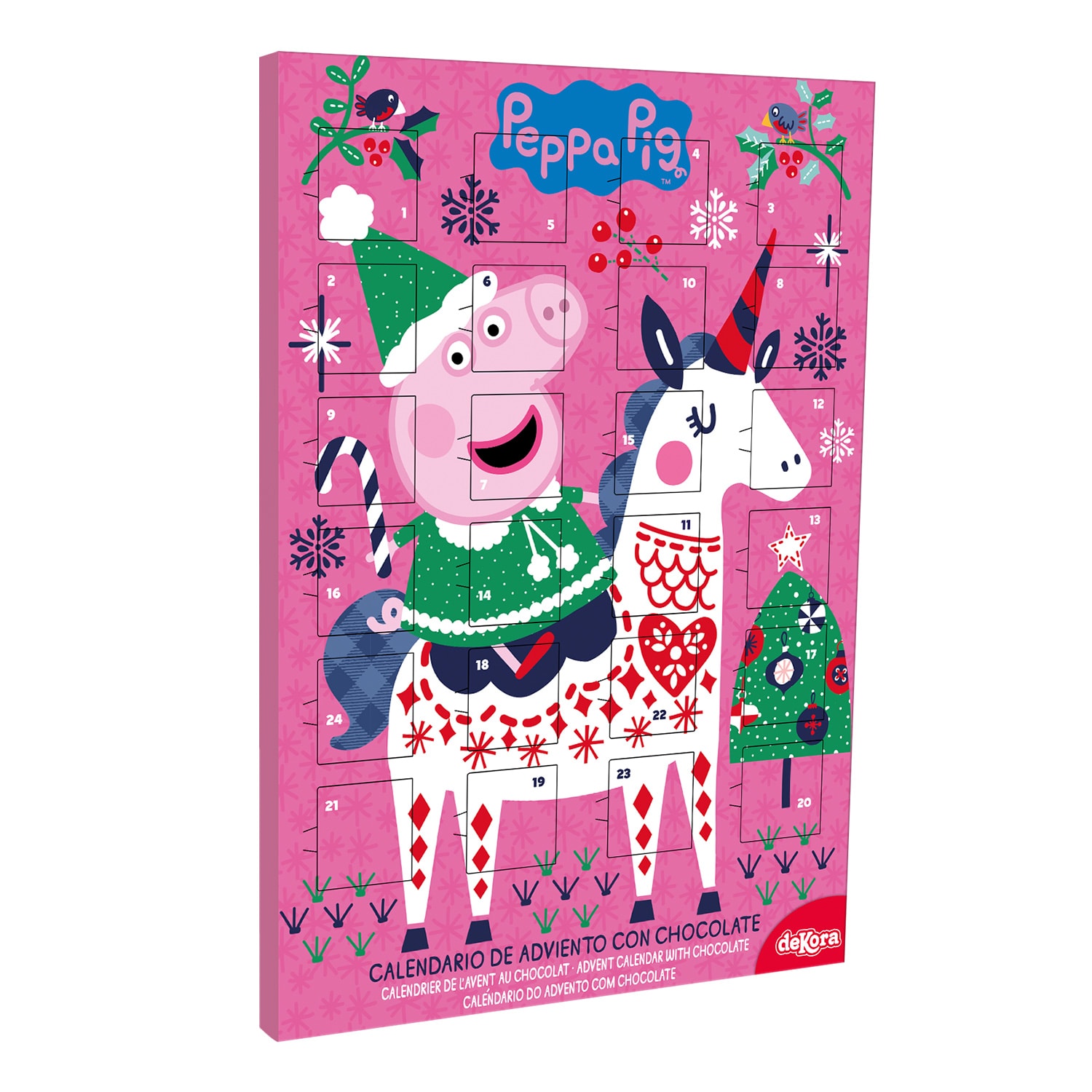 Julkalender med choklad - Peppa Pig
