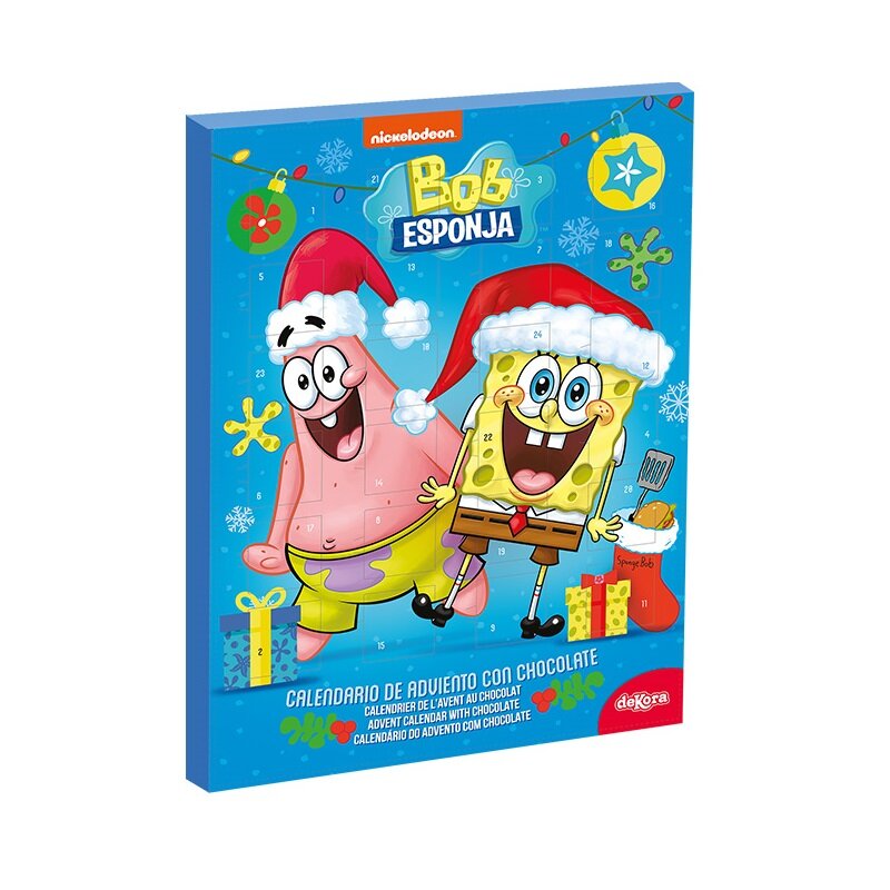Julkalender med choklad - SvampBob