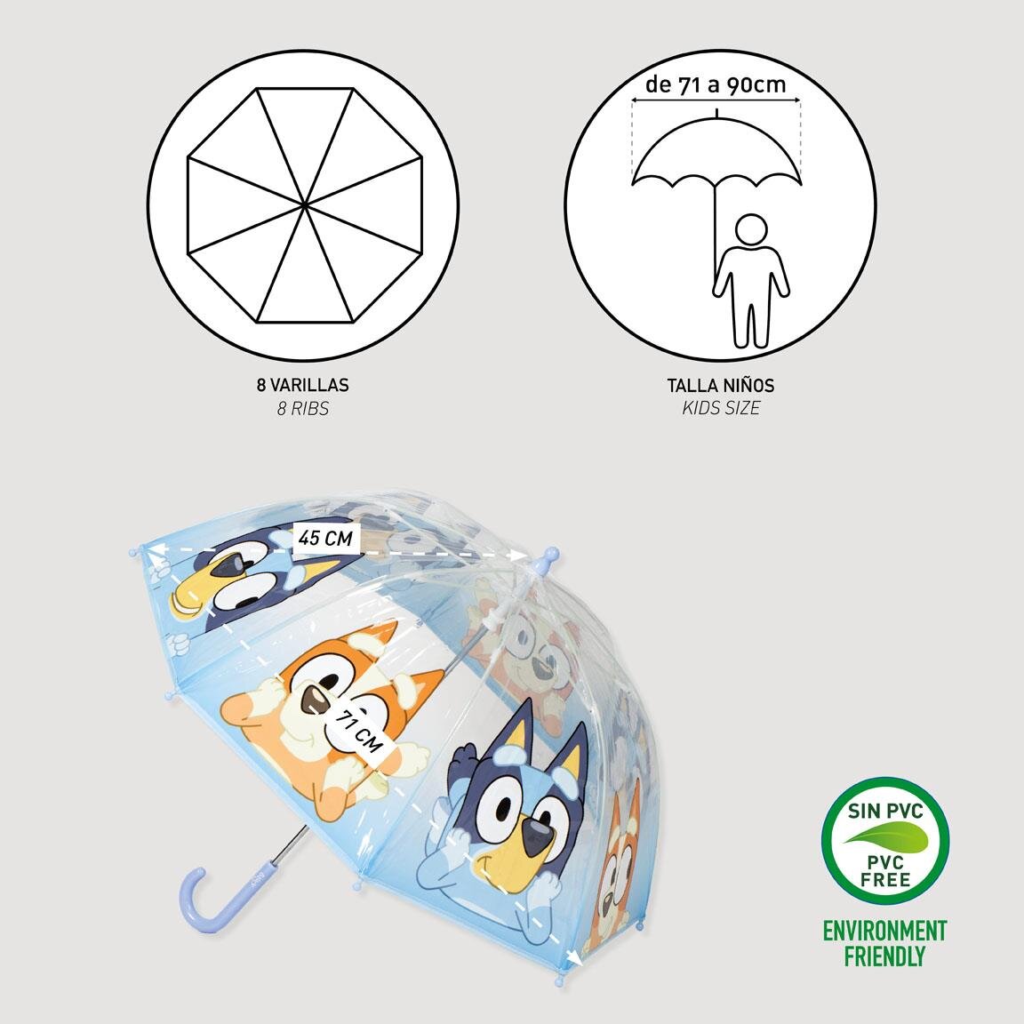 Bluey & Bingo Barnparaply