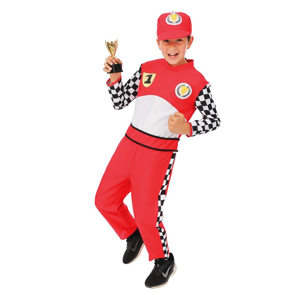 F1 Racerförare Maskeraddräkt 5-6 år