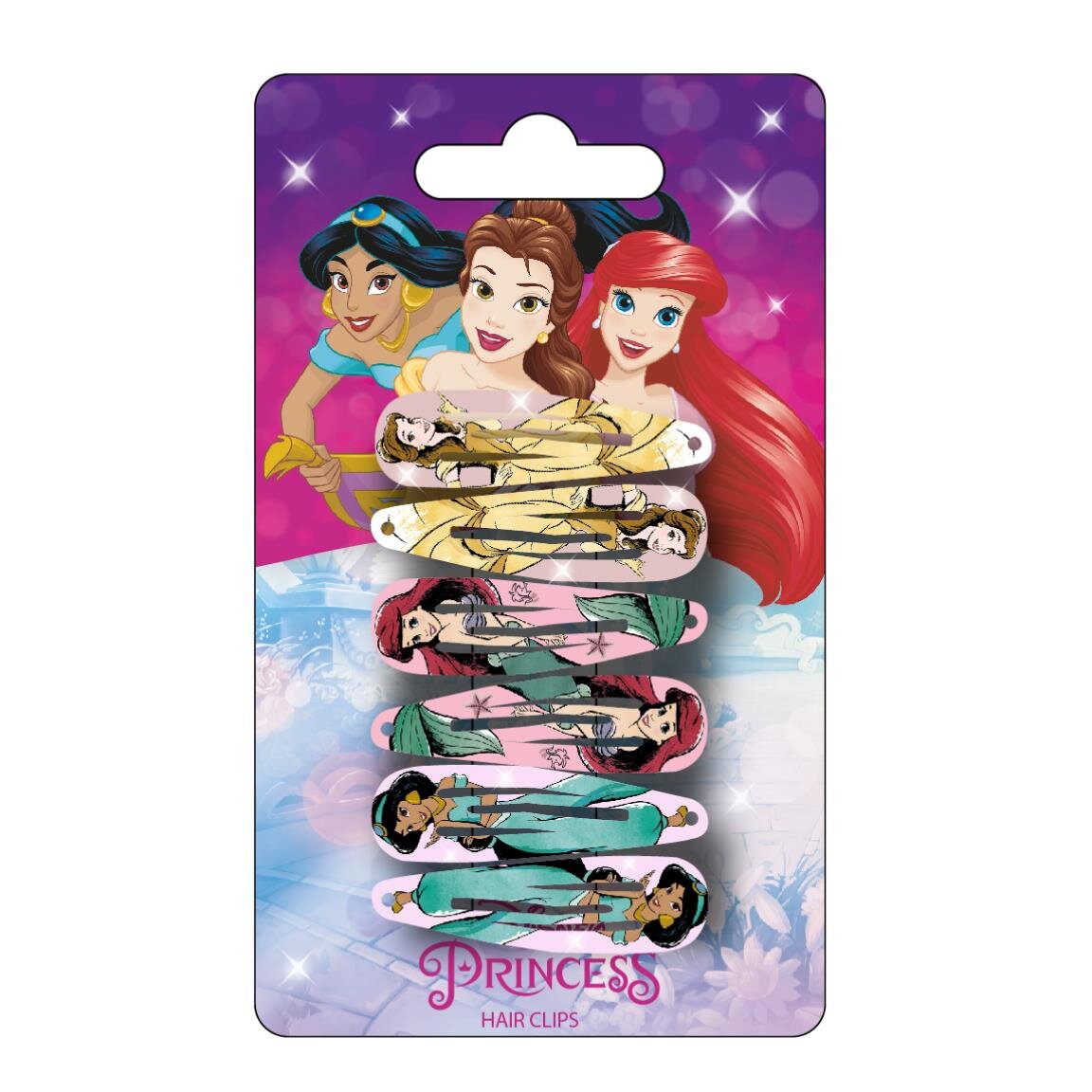 Disney Prinsessor - Hårspännen 6-pack