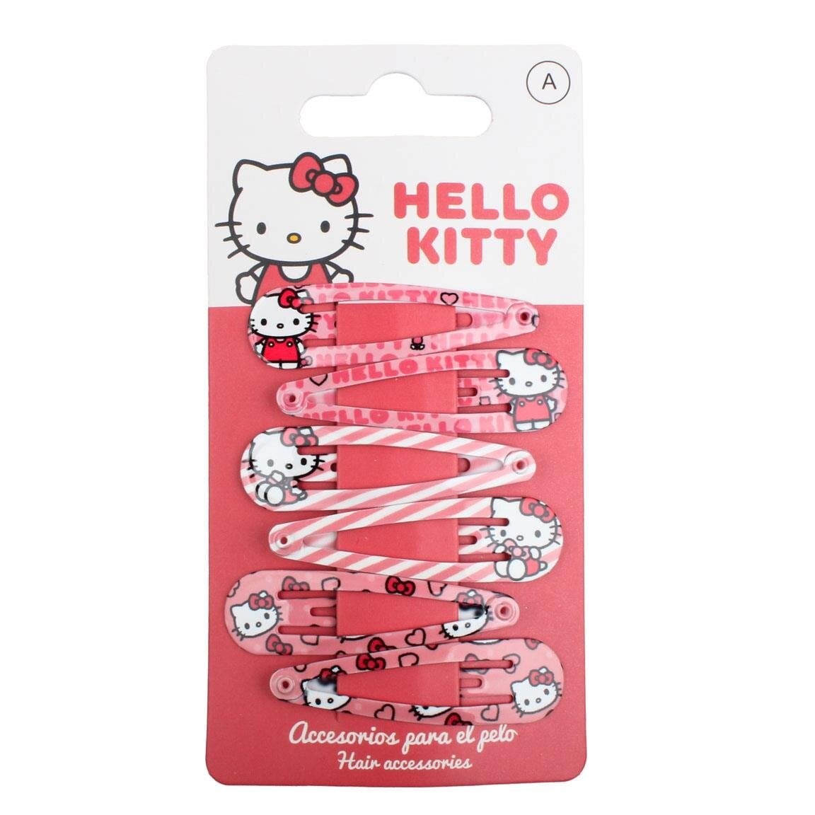 Hello Kitty - Hårspännen 6-pack