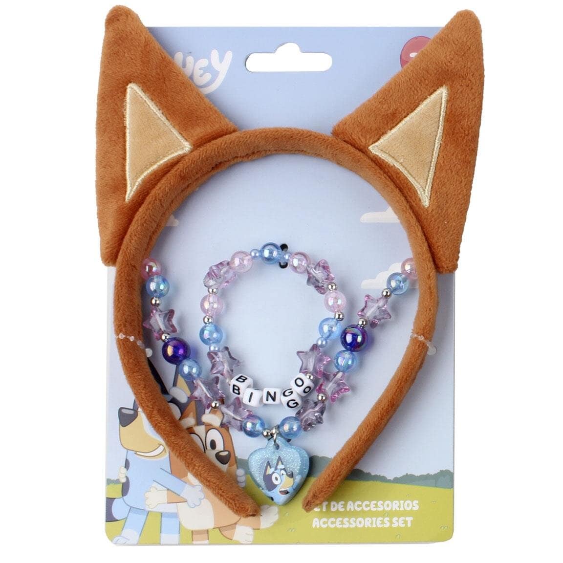Bluey Bingo - Diadem, Armband & Halsband 3-pack