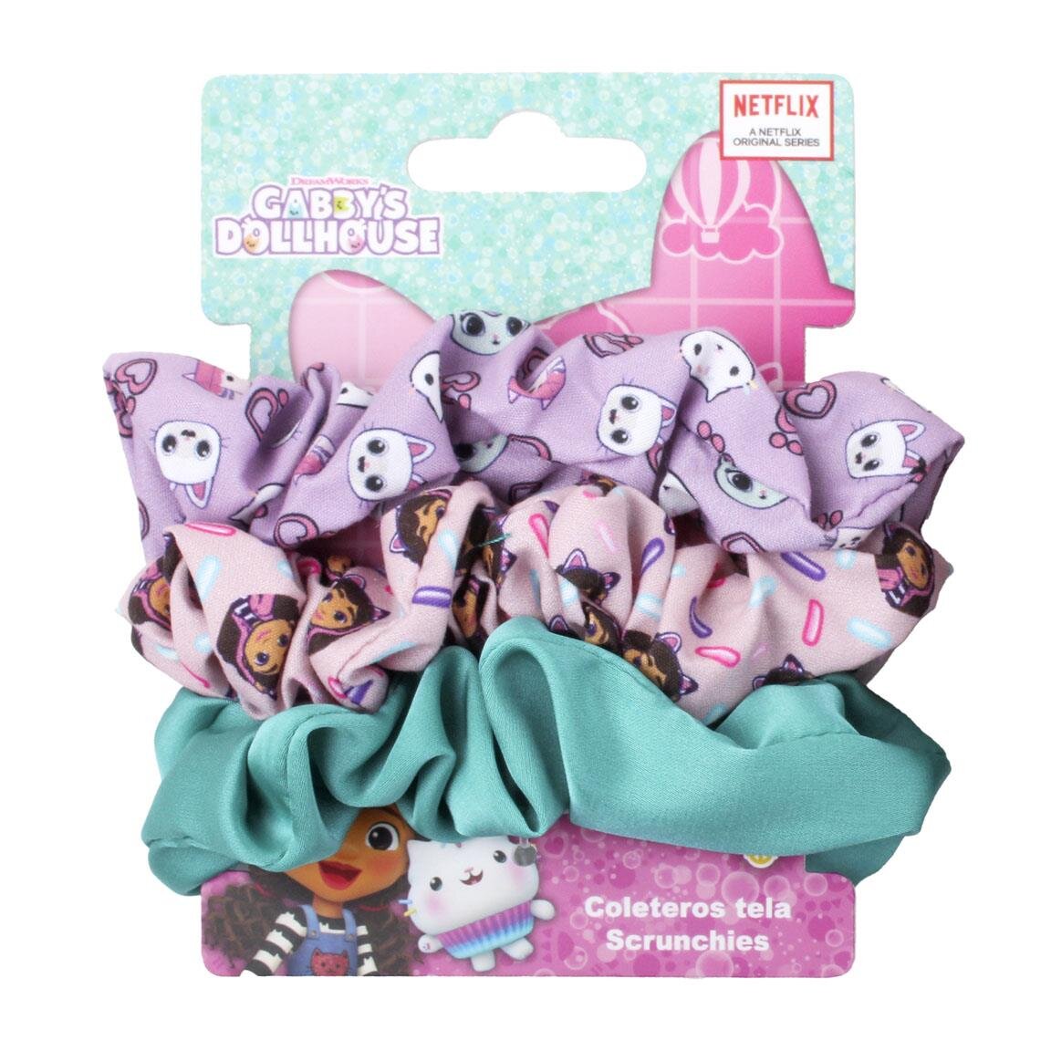 Gabby's Dollhouse - Scrunchies 3-pack