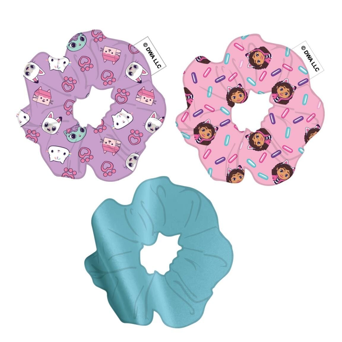 Gabby's Dollhouse - Scrunchies 3-pack