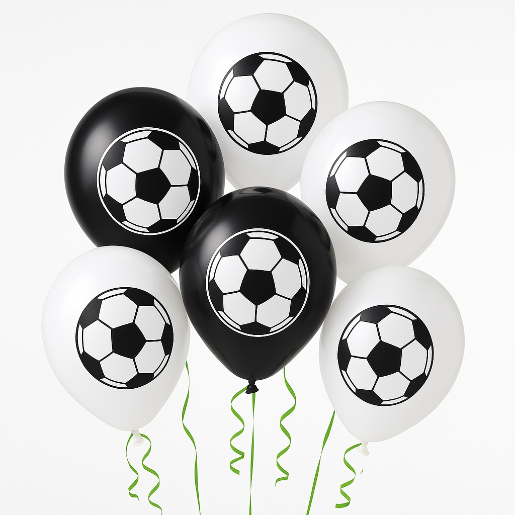 Fotboll, Ballonger svarta och vita 8-pack