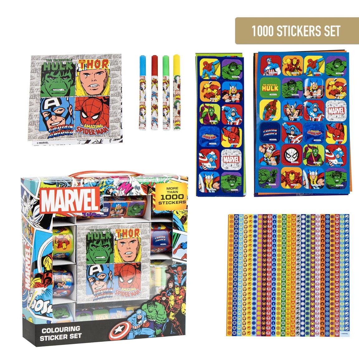 Avengers Pysselset - 1000 Klistermärken