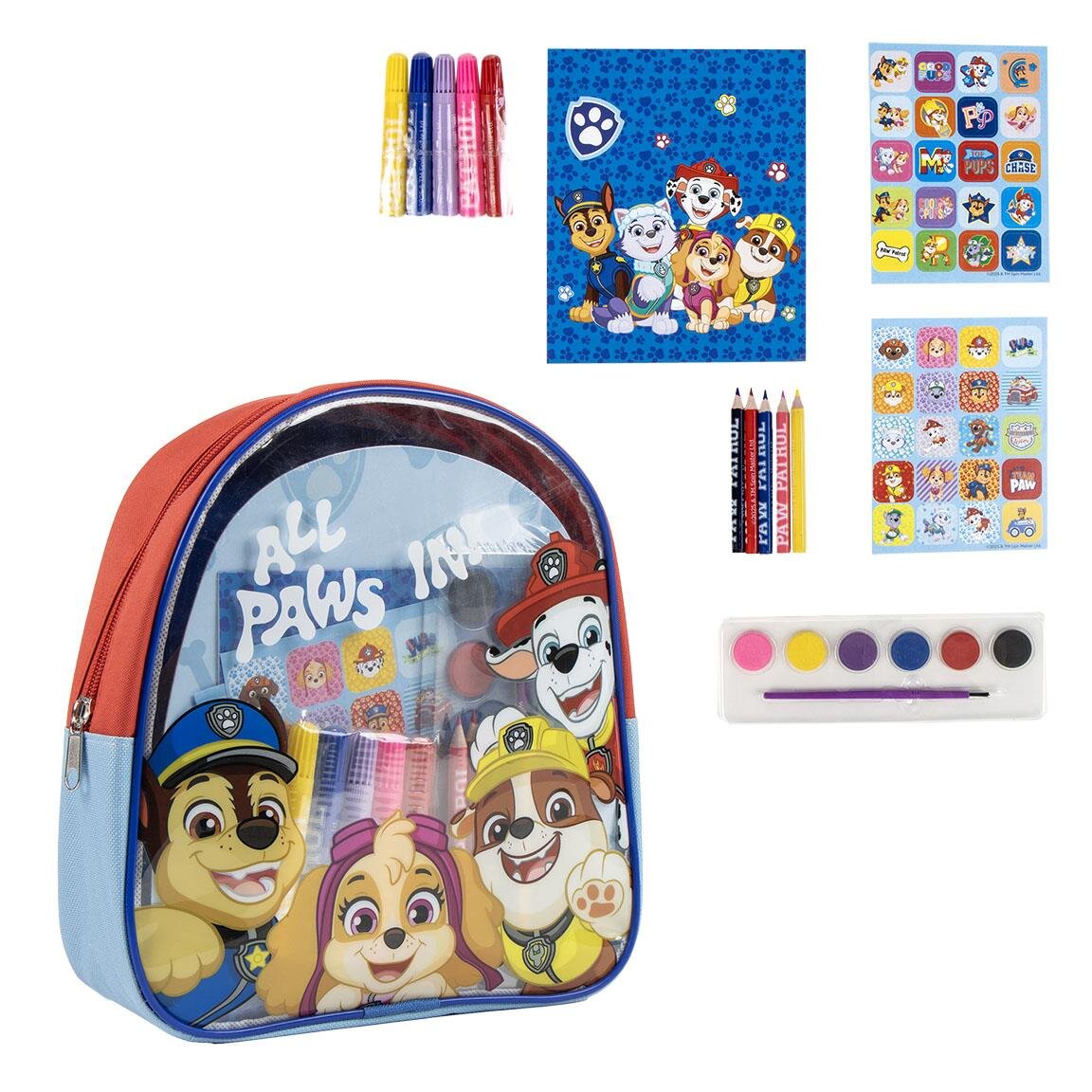 Paw Patrol - Pysselryggsäck 15 delar