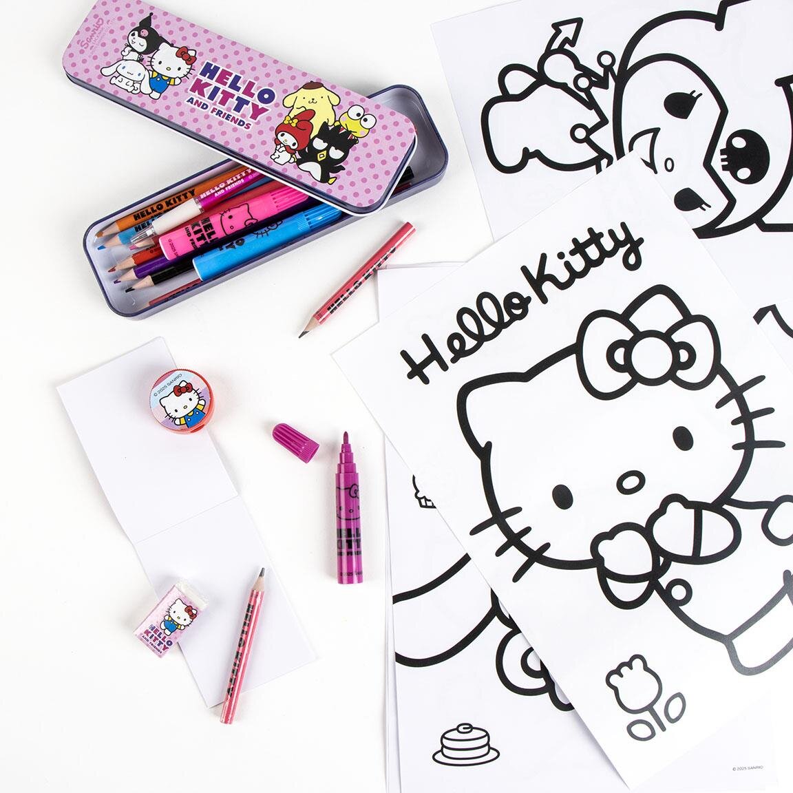 Hello Kitty Rit & Målarset