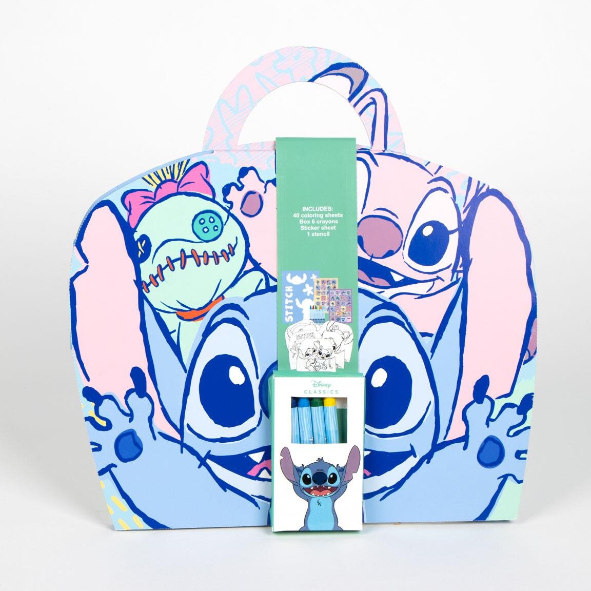 Stitch Målarset med klistermärken