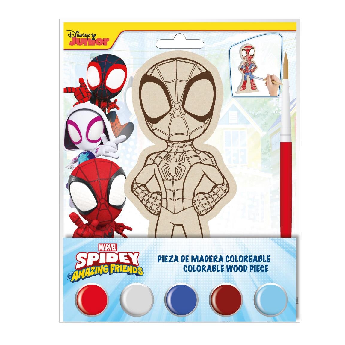 Spidey - Träfigur att måla