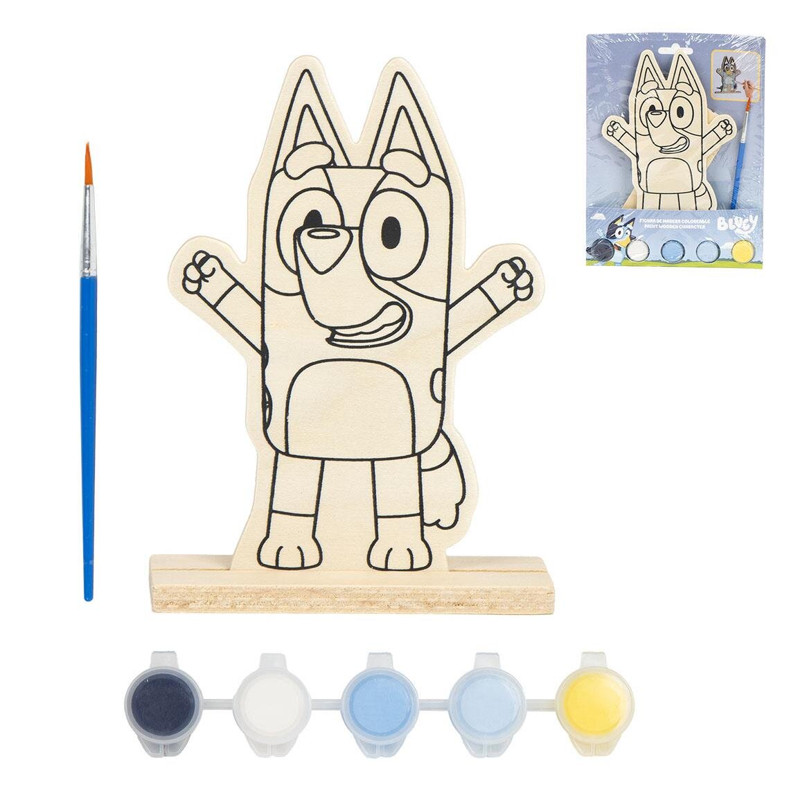 Bluey - Träfigur att måla
