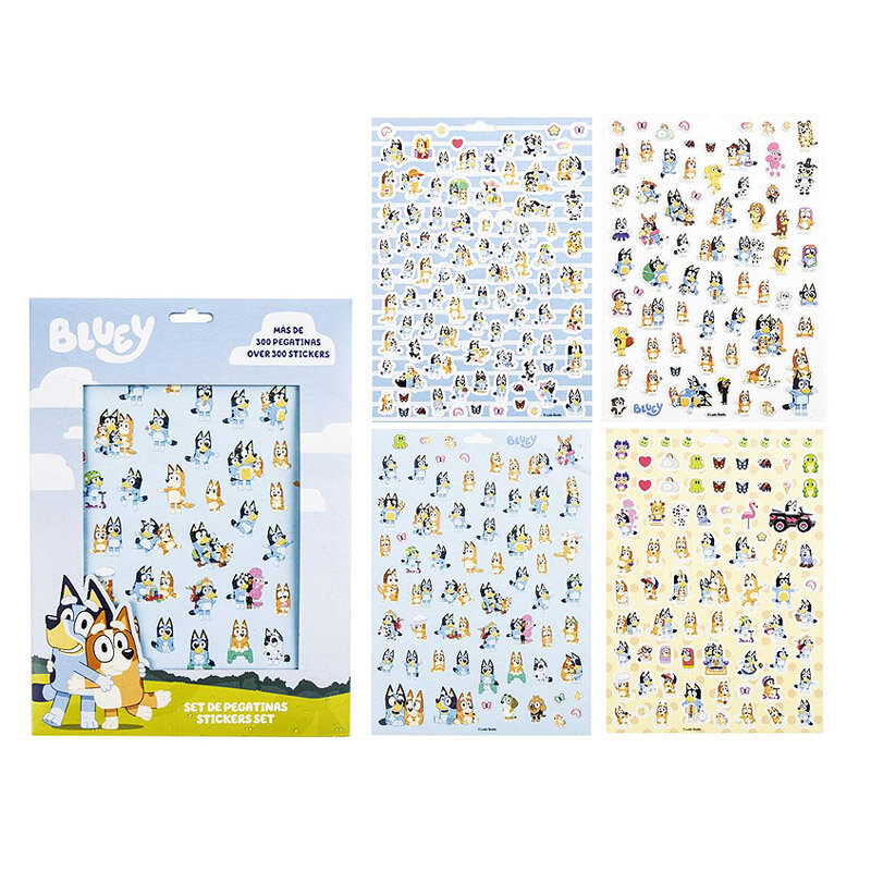 Bluey - Klistermärken 300-pack