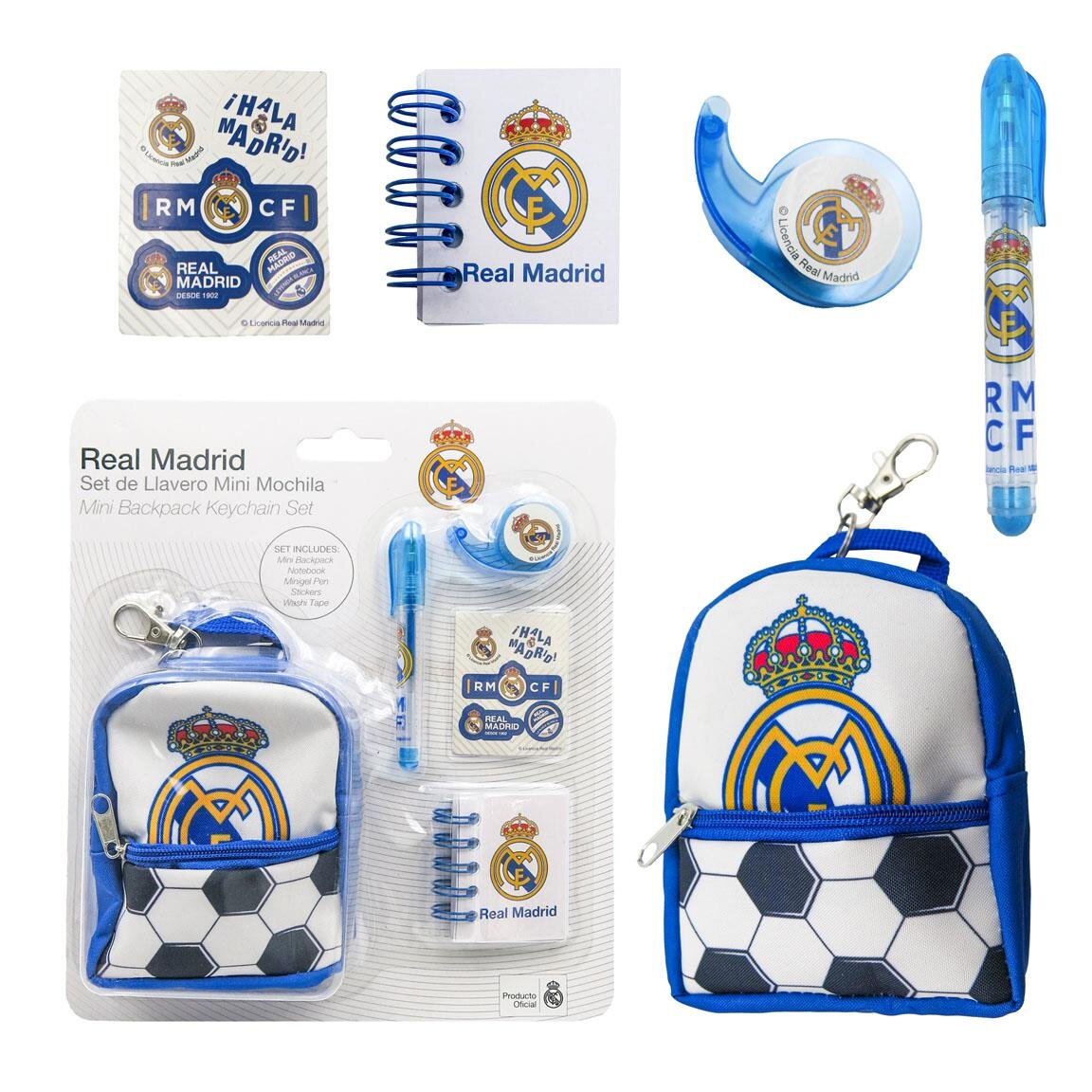 Real Madrid Skolset med miniryggsäck