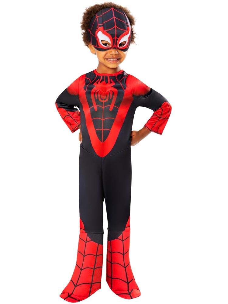 Spidey Miles Morales Maskeraddräkt 2-3 år