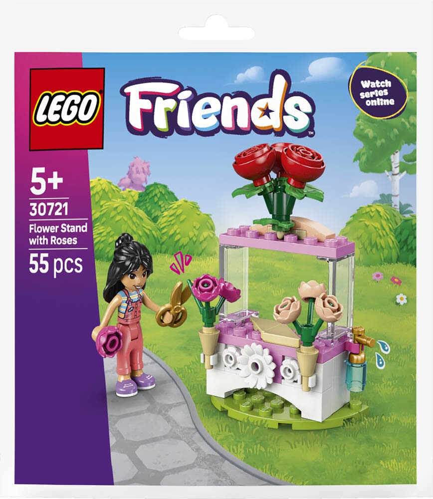 LEGO Friends - Blomsterstånd med rosor 5+