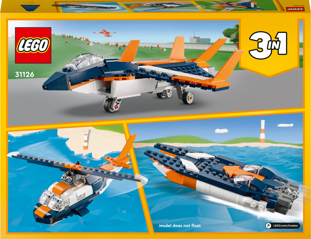 LEGO Creator - Överljudsjetplan 7+