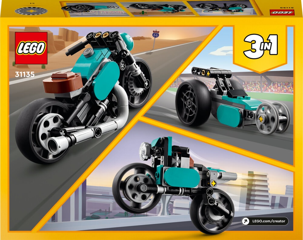 LEGO Creator - Veteranmotorcykel 8+