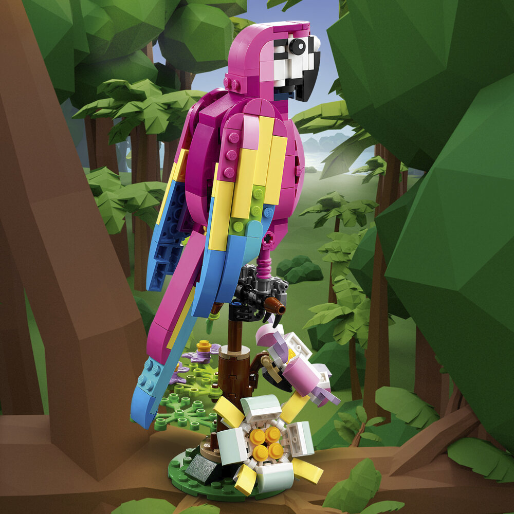 LEGO Creator - Exotisk rosa papegoja 7+