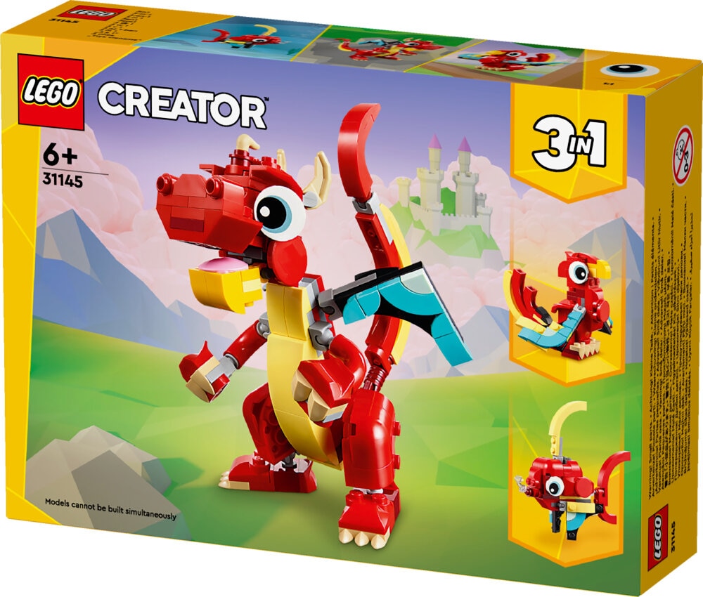 LEGO Creator - Röd drake 6+