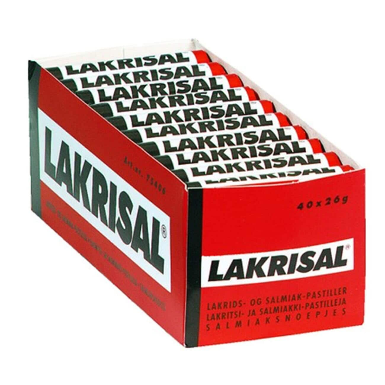 Lakrisal Salmiak 40-pack